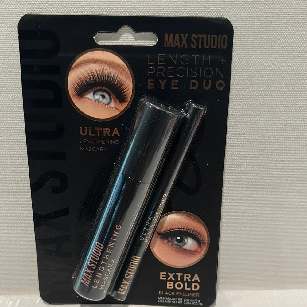 Max Stidio Ultra Lengthening and Precision Eye Duo Mascara and Eye Liner.